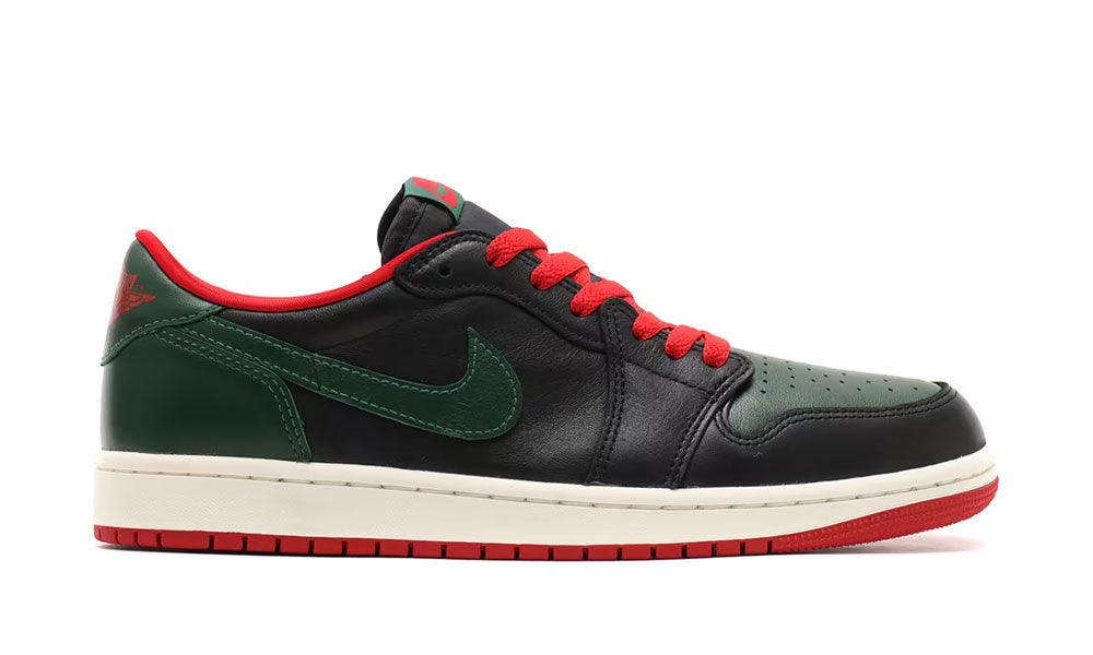 Air Jordan 1 Low OG "Gorge Green Varsity Red"