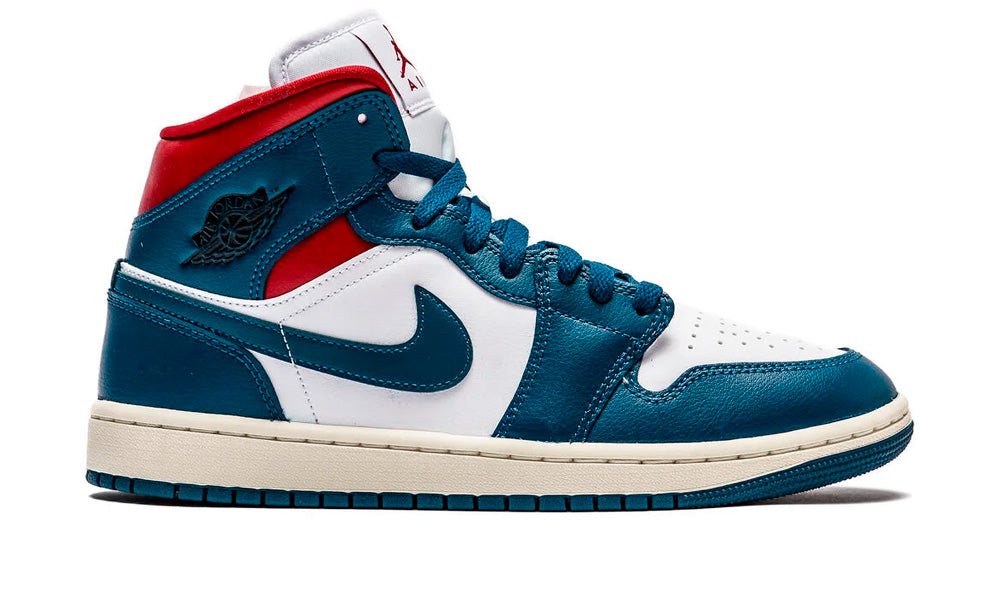 Air Jordan 1 Mid "French Blue Gym Red"