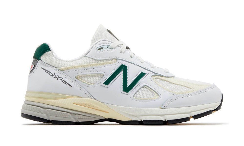 New Balance 990v4 x Teddy Santis "White Green"