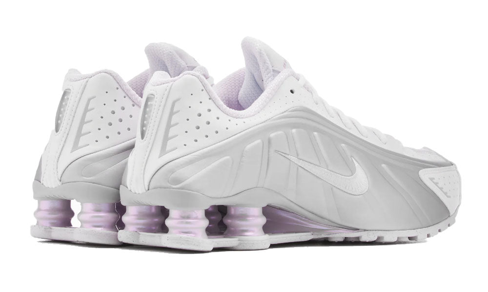 Shox R4 "White Metallic Platinum Barely Grape"