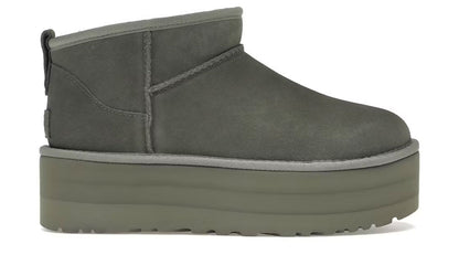 UGG Classic Ultra Mini Platform Boot "Moss Green"