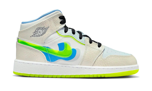 Air Jordan 1 Mid "Warped Swoosh"