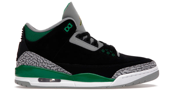 Green and shop white jordan 3