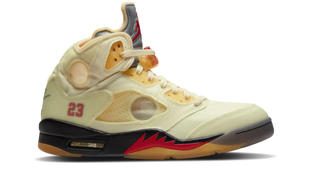 Air Jordan 5 x Off-White "Sail"