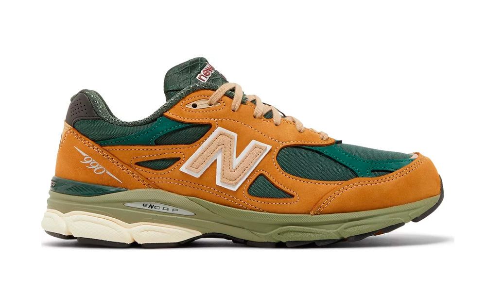 New Balance 990v3 x Teddy Santis "Tan Green"