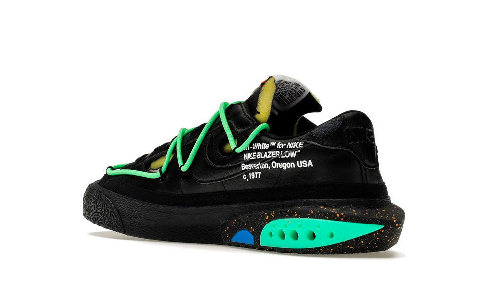 Blazer Low x Off-White "Black Electro Green"