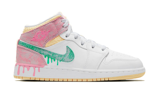 Air Jordan 1 Mid "Paint Drip"