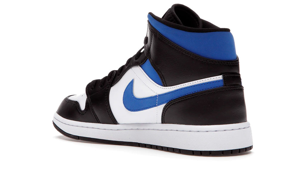 Air Jordan 1 Mid "White Black Royal"